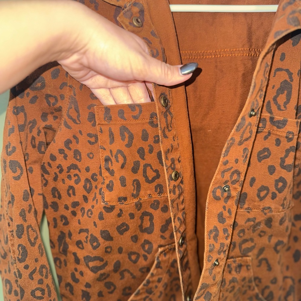Universal Thread Cheetah Print Jacket - Picture 6 of 7